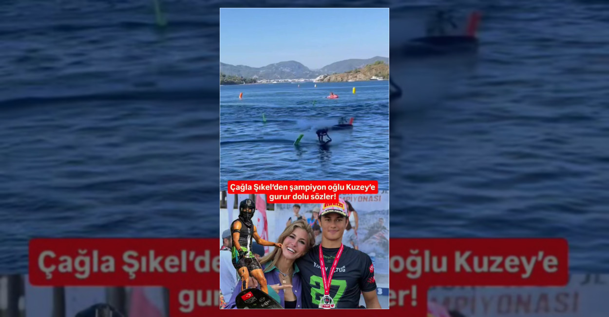 Çağla Şıkel’in Oğlu Kuzey Şampiyon Oldu