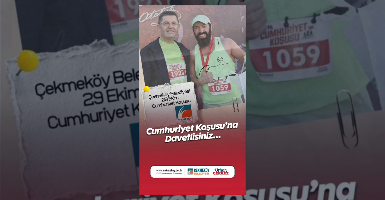 Çekmeköy’de 29 Ekim Cumhuriyet Koşusu Heyecanı