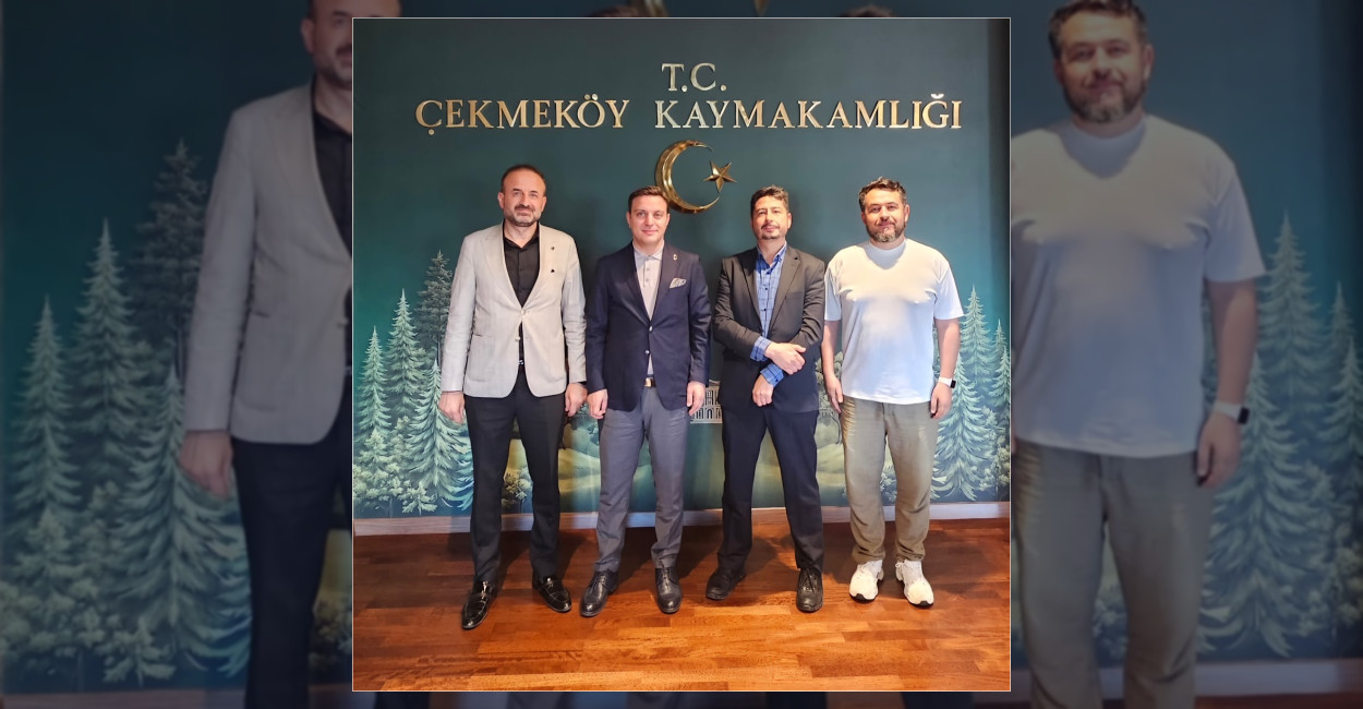 Çekmeköy’de Gaziler Kaymakam Bilgin’i Ziyaret Etti