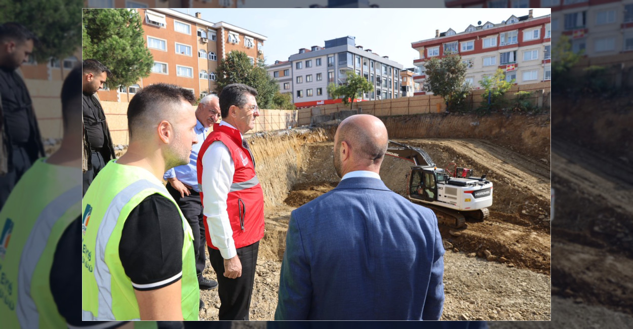 Çekmeköy’de Gençlik Merkezi İnşaatı Sürüyor