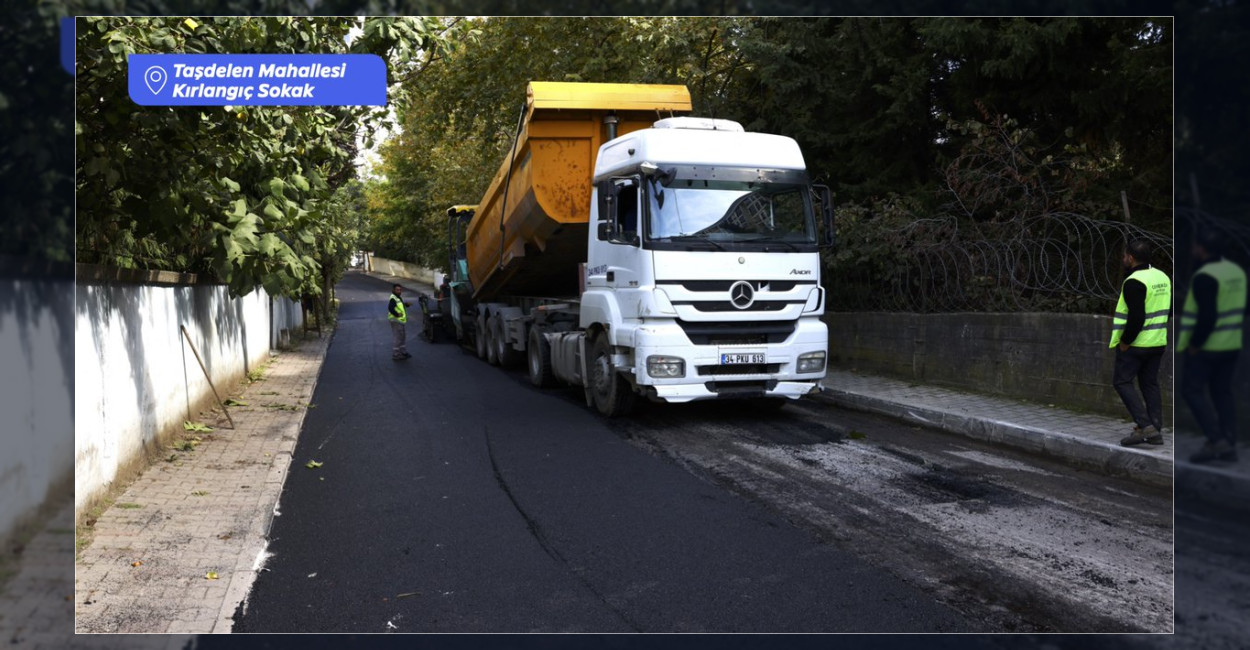 Çekmeköy’de Güvenli Ulaşım İçin Yol Çalışmaları Sürüyor