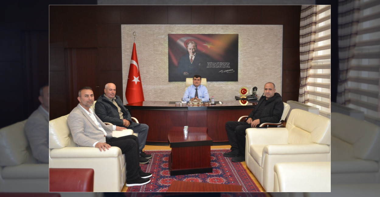 Dernek Başkanlarından Kaymakam Şahin’e Ziyaret
