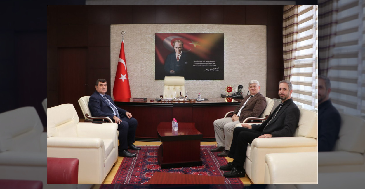 Emekli Albay Taşkapı’dan Kaymakam Şahin’e Ziyaret