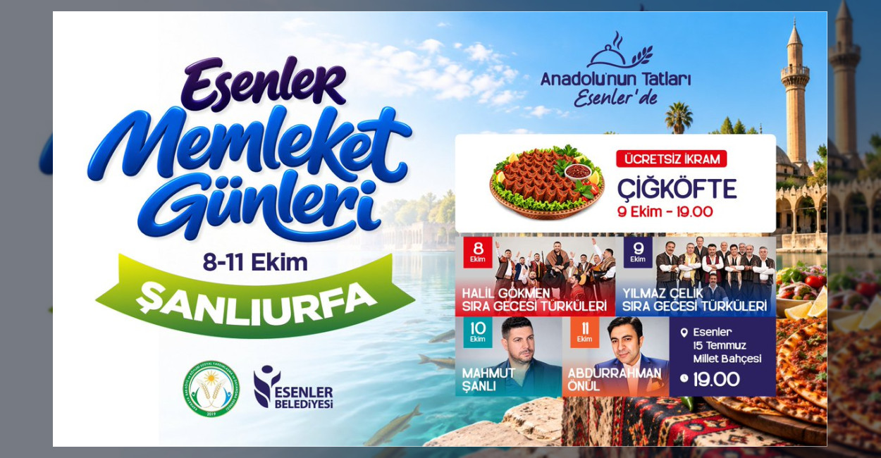 Esenler’de Şanlıurfa Rüzgarı Esiyor