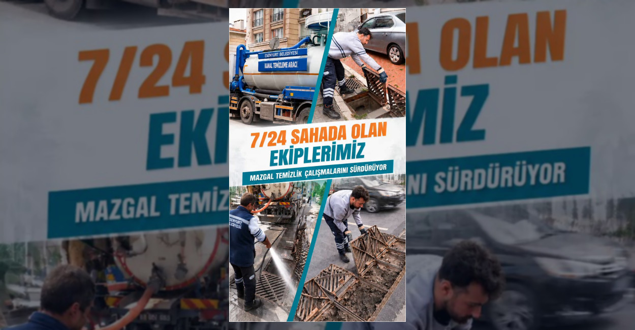 Esenyurt’ta Su Baskınlarına Karşı Altyapı Temizliği