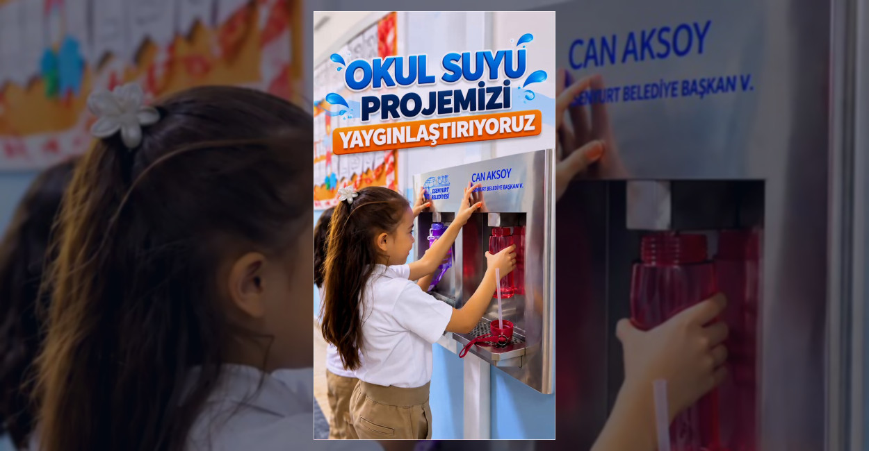 Esenyurt Belediyesi’nden Ücretsiz Okul Suyu Projesi