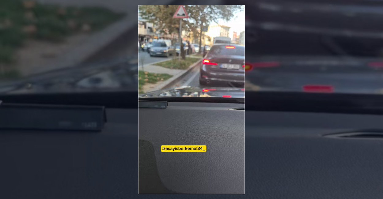 Esenyurt’ta trafikte kavga kamerada