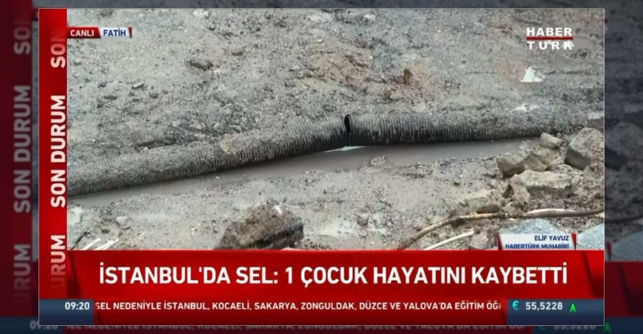 Fatih’te Elektrik Akımına Kapılan Çocuğun Bastığı Nokta Görüntülendi