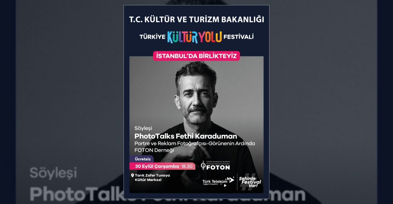 Fethi Karaduman Beyoğlu’nda Fotoğraf Söyleşisi Verecek