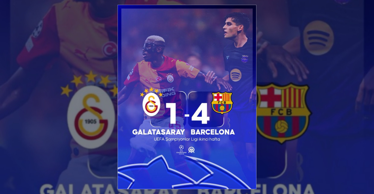 Galatasaray, Barcelona’ya 4-1 Mağlup Oldu
