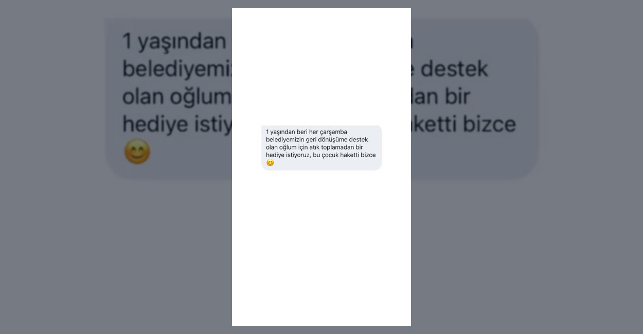 Gaziosmanpaşa’da 1 Yaşındaki Mert Geri Dönüşüme Destek Oluyor