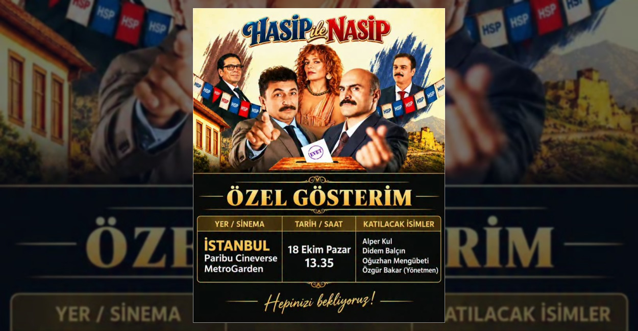 Hasip ile Nasip filmi MetroGarden’da gösterilecek