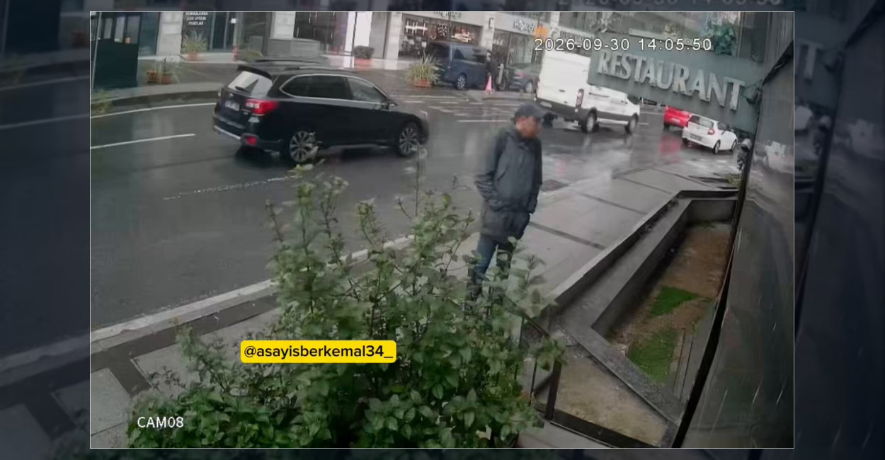 İstanbul’da iş yerinin güvenlik kamerasını çaldı