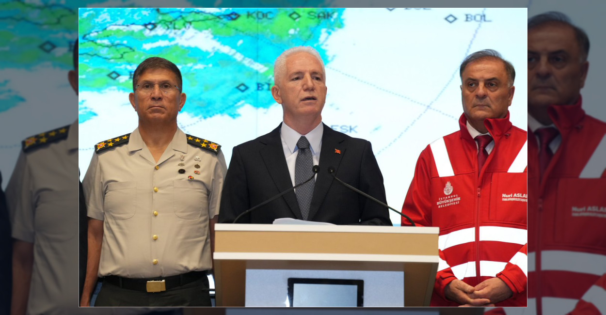 İstanbul Valisi Gül sağanak koordinasyonunu yönetti