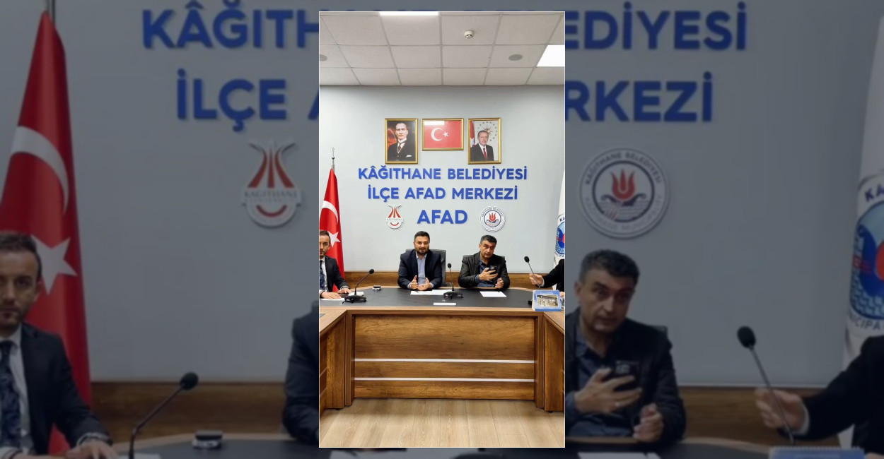 Kağıthane’de Sel Afeti Değerlendirme Toplantısı