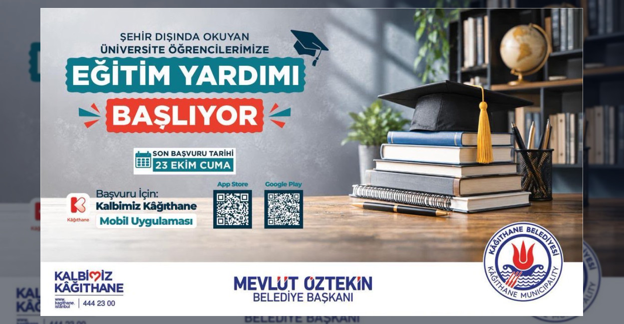 Kağıthane’den Şehir Dışındaki Üniversitelilere Eğitim Desteği