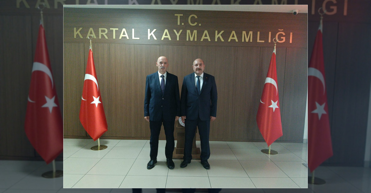 Kartal’da Eğitim Müfettişinden Kaymakam Çakıcı’ya Ziyaret