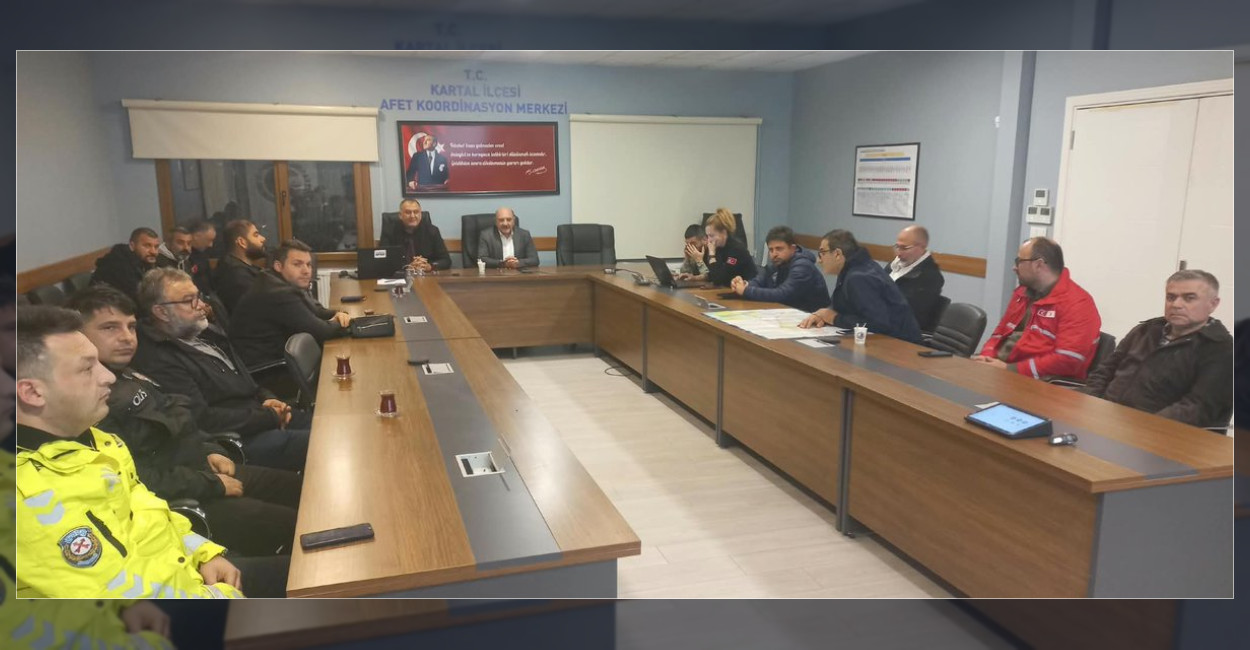 Kartal’da Şiddetli Yağış Mesaisi