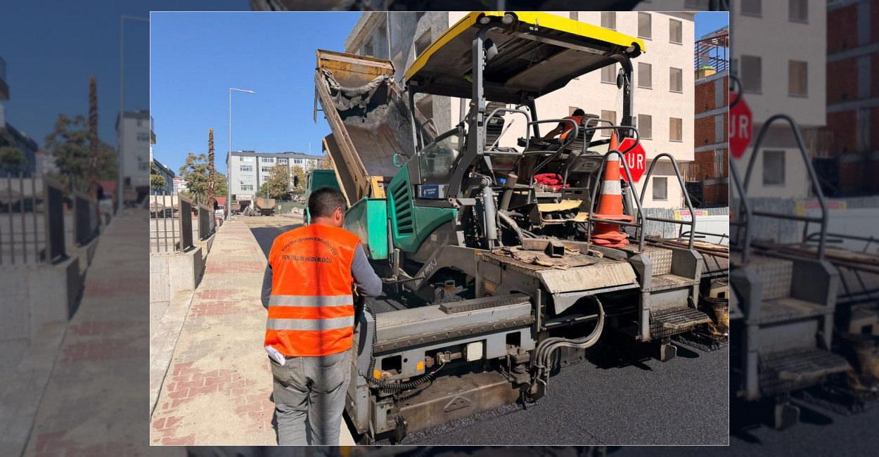 Küçükçekmece’de Asfalt Kaplama Çalışmaları Başladı