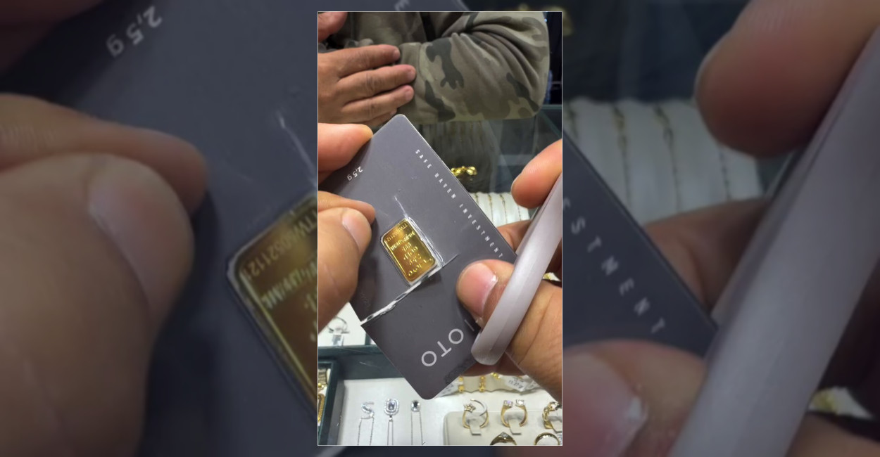 Kuyumcudan Yurt Dışından Gelen 2.5 Gram Altına Test