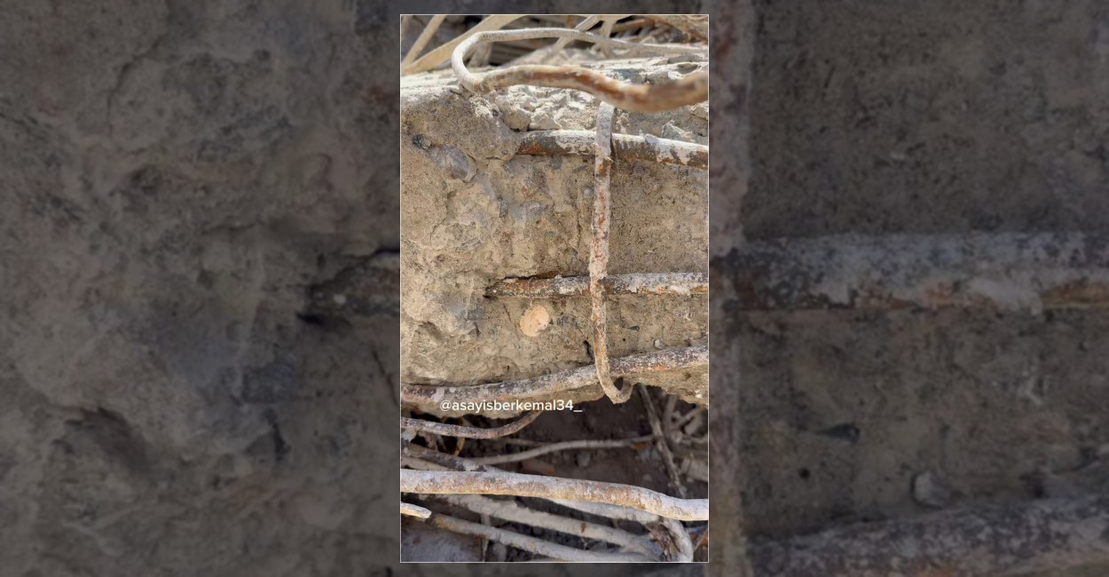 Maltepe’de Çöken Binanın Betonunda Deniz Kabuğu Çıktı