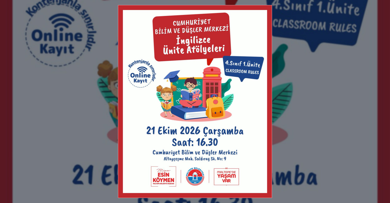 Maltepe’de İngilizce Sınıf Kuralları Atölyesi