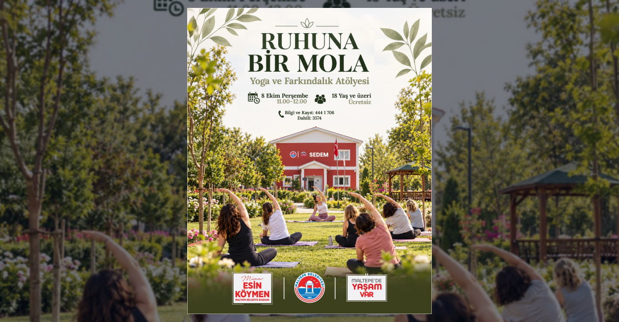 Maltepe’de Yoga ve Farkındalık Atölyesi Düzenlendi