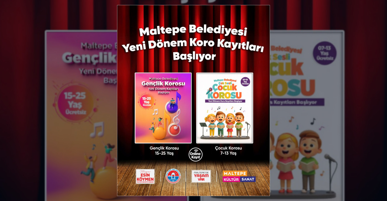 Maltepe Belediyesi’nden Ücretsiz Koro Eğitimi Başvuruları