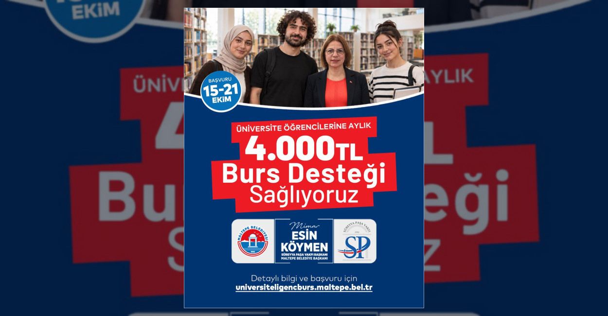 Maltepe Belediyesi’nden Üniversitelilere Burs Desteği