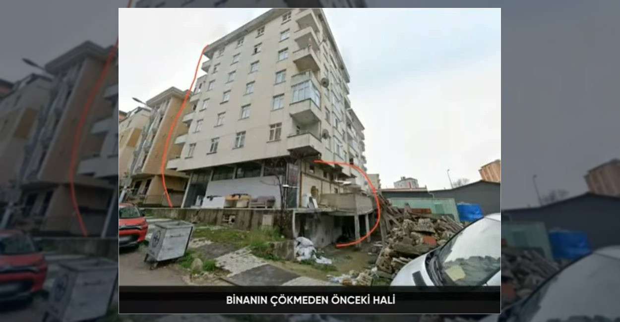 Maltepe Cevizli’de Çöken 7 Katlı Binanın Eski Hali