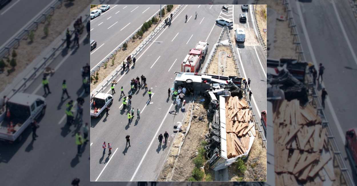 Manisa’daki Kaza Sonrası Şoförler Gözaltına Alındı