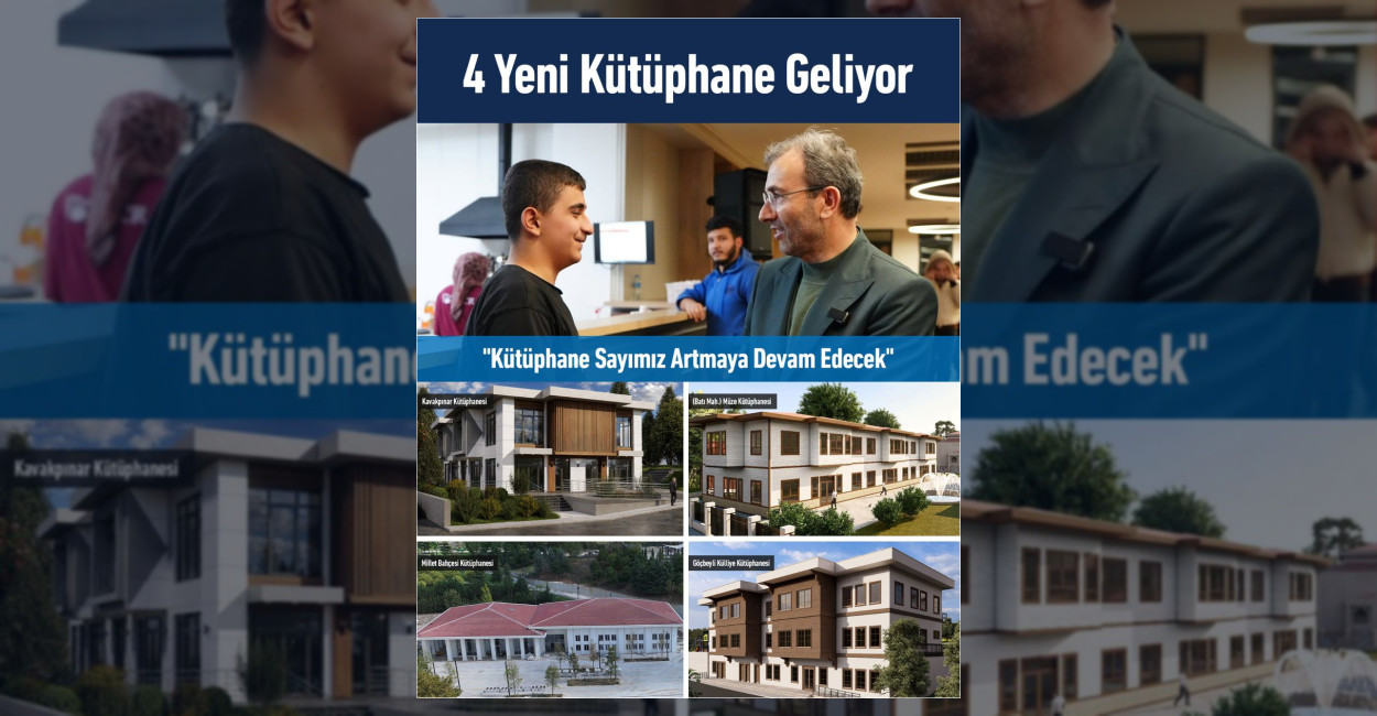 Pendik’e Dört Yeni Kütüphane Yapılıyor