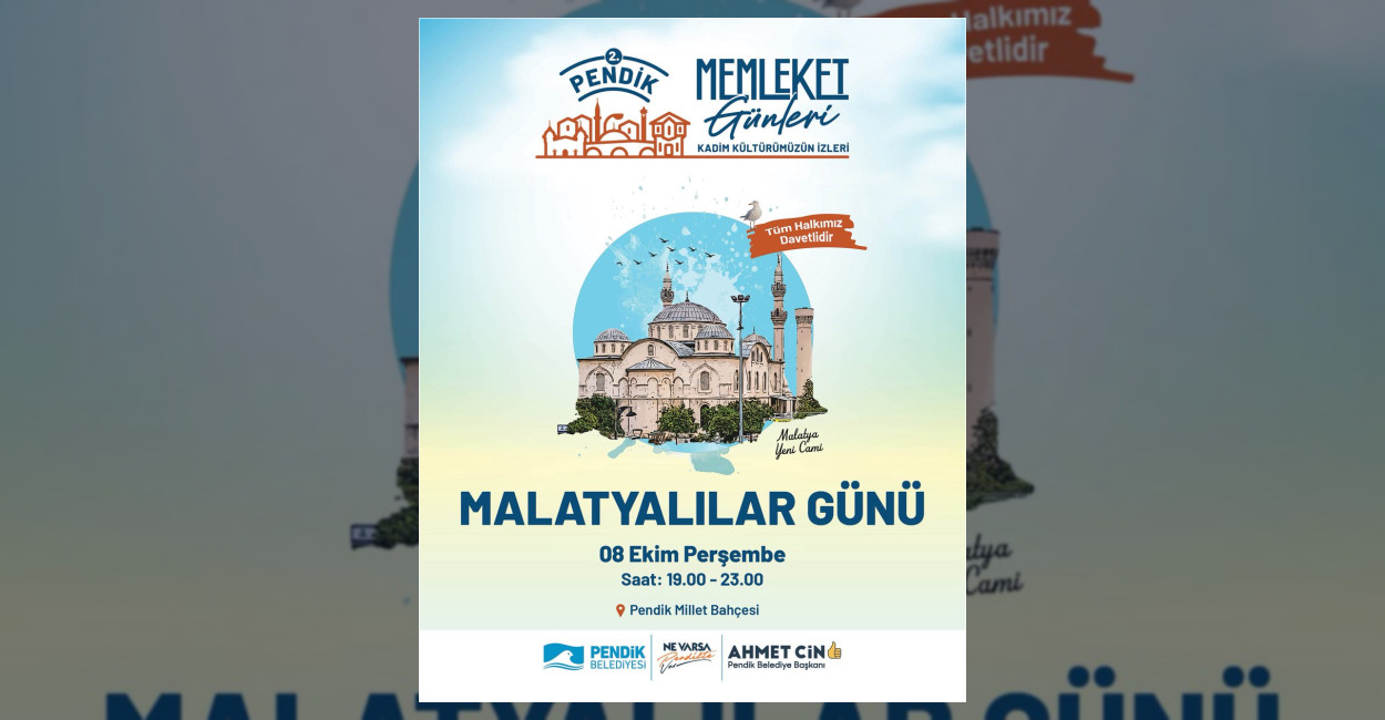 Pendik’te Malatyalılar Günü Coşkusu Başlıyor