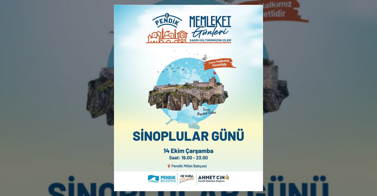 Pendik’te Memleket Günleri’nde Sinoplular Buluşuyor