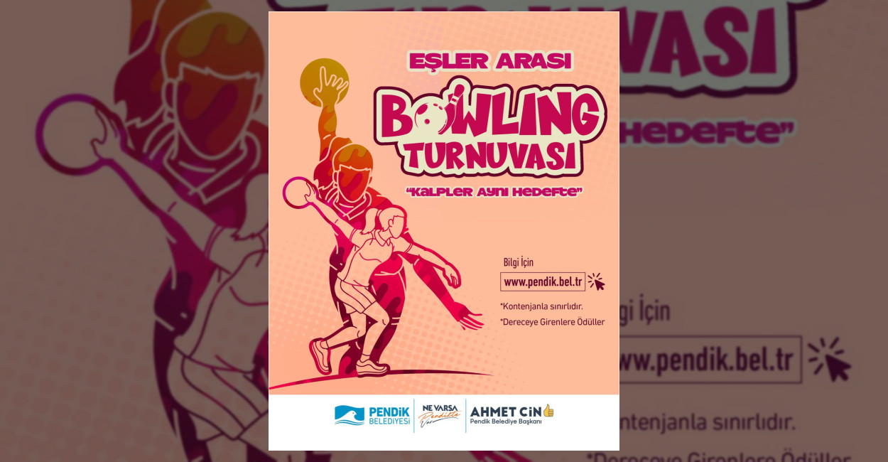 Pendik Belediyesi’nden Eşler Arası Bowling Turnuvası