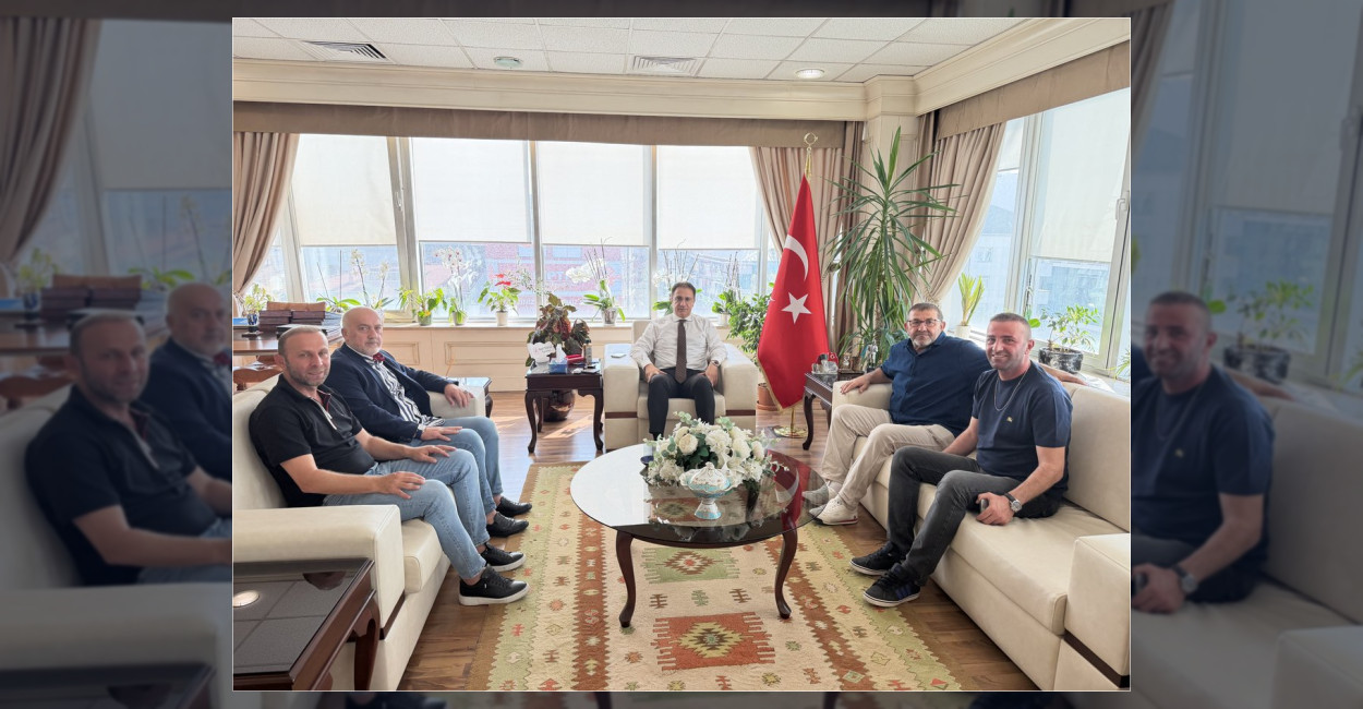 Sancaktepe’de Heyetlerden Kaymakam Yavuz’a Ziyaret