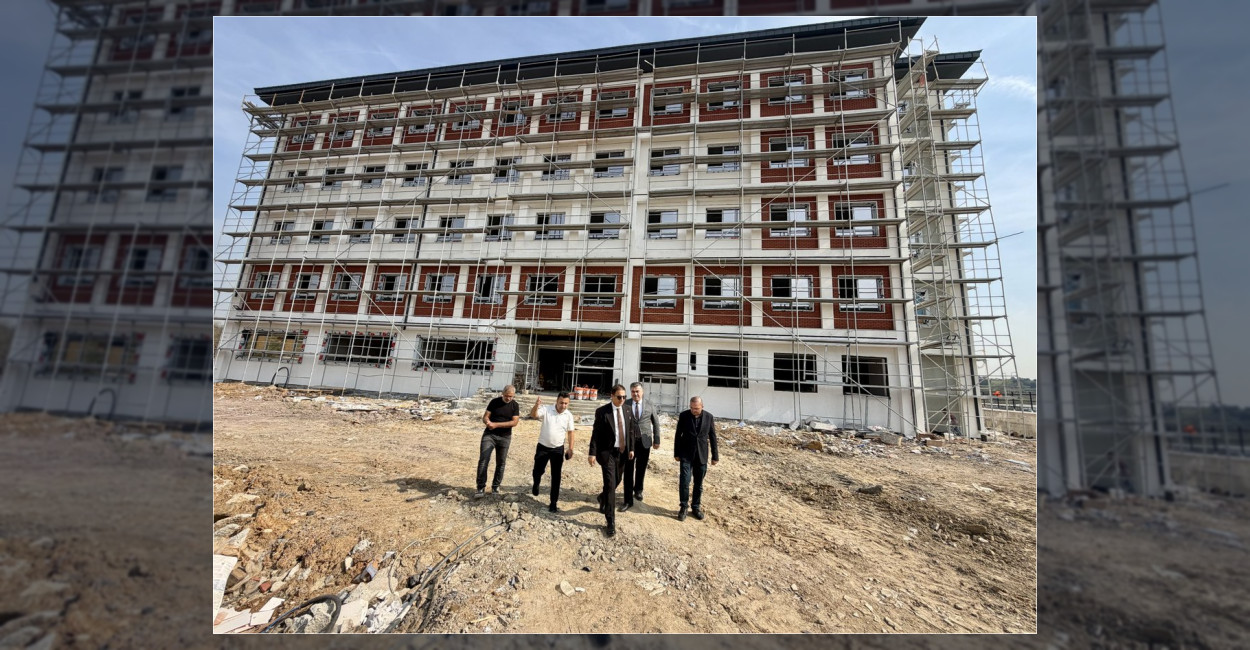 Sancaktepe’de Yeni Lise İnşaatı İncelendi