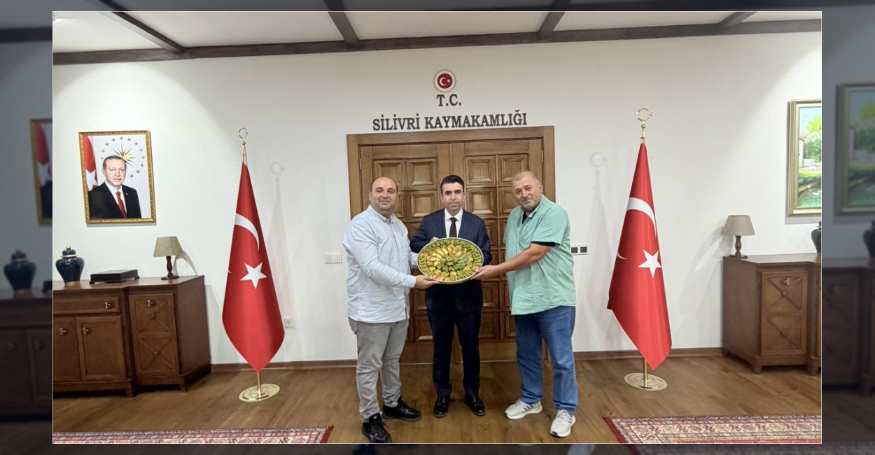 Şehit Babası ve Gaziye Silivri Kaymakamlığında Kabul
