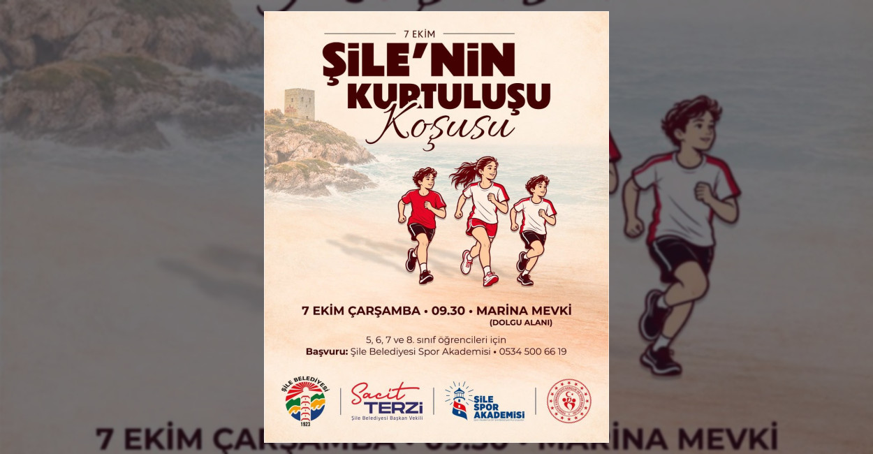 Şile’nin Kurtuluşunun 104. Yılına Özel Öğrenci Koşusu
