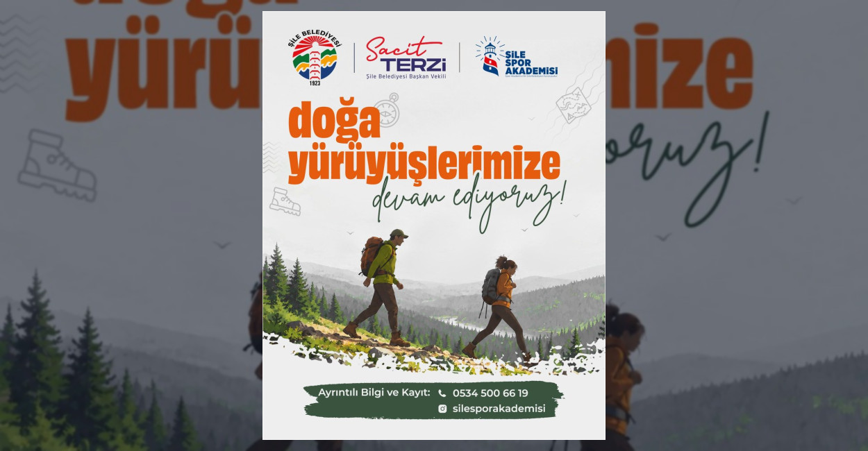 Şile Belediyesi’nden Doğa Yürüyüşü Etkinliği