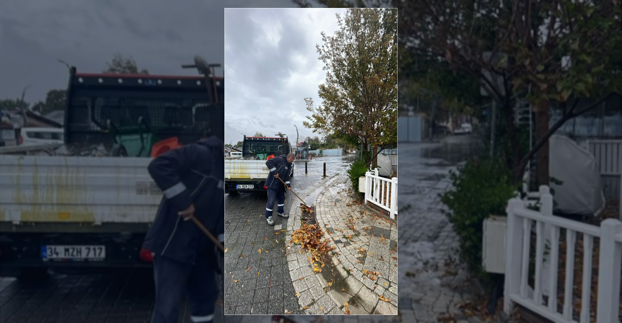 Silivri’de Yağış Öncesi Mazgal Temizliği