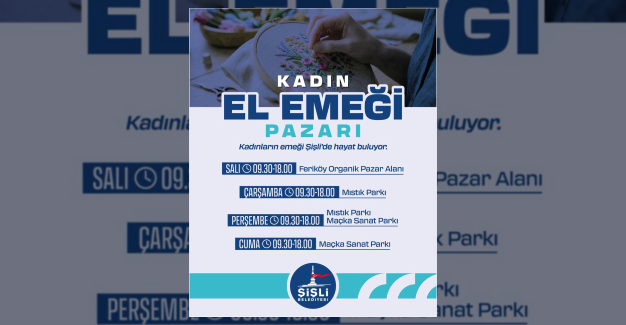 Şişli’de Kadın El Emeği Pazarı Kuruluyor