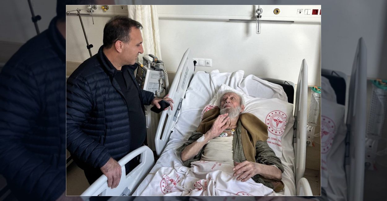 Şişli’de Nail Kesova Dede’ye Hastane Ziyareti