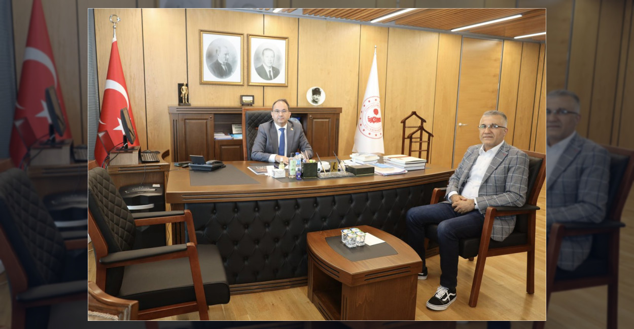 Şişli’de SGK Müdürü Kaya’dan Kaymakam Ertürkmen’e Ziyaret