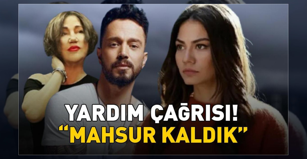 Ünlüler Maslak’ta mahsur kaldı: Acil yardım çağrısı