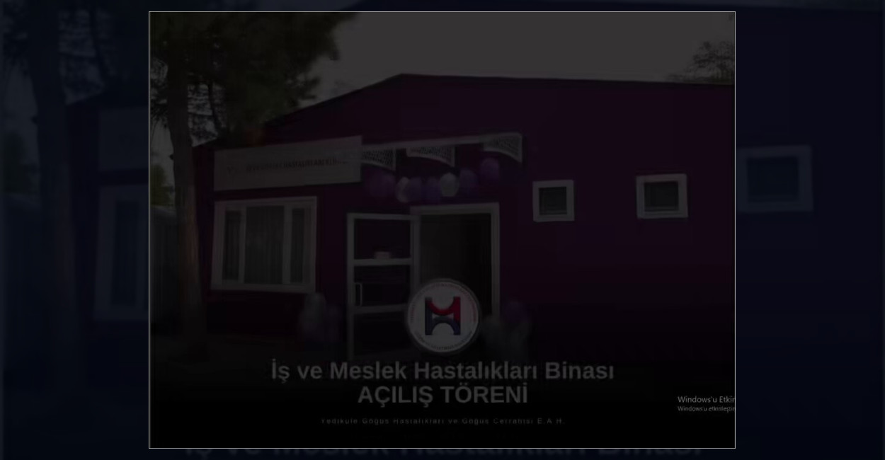 Yedikule Göğüs Hastanesinde İş ve Meslek Hastalıkları Kliniği Açıldı