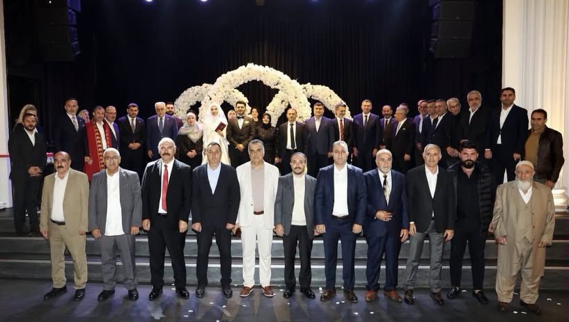 Yüksel Çelik’in kızının düğün töreninden bir kare
