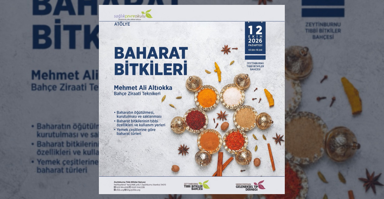 Zeytinburnu’nda Tıbbi Bitkiler Atölyesi Başlıyor
